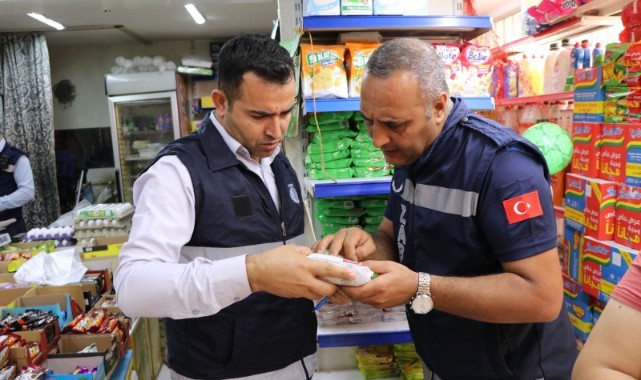 Haliliye’de okul çevresindeki marketler denetlendi