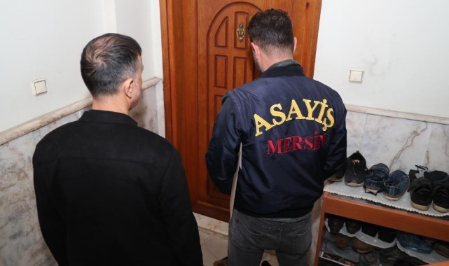 Mersin'de aranan şahıslara operasyon: gözaltılar var