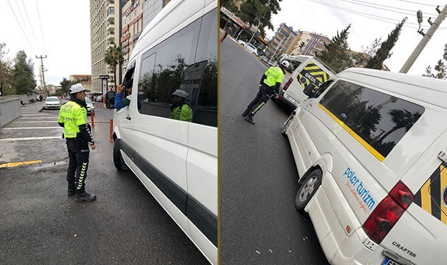 Şanlıurfa’da onlarca okul servisi trafikten men edildi