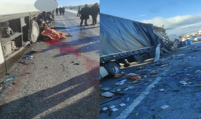 Sivas’ta otobüs kazası, ölü ve çok sayıda yaralı