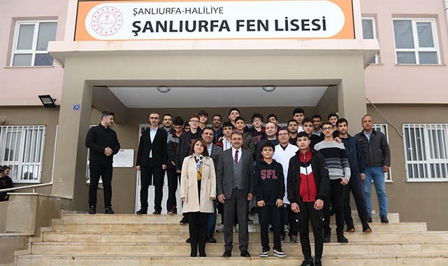 Vali Şıldak'tan Fen Lisesine sürpriz ziyaret!