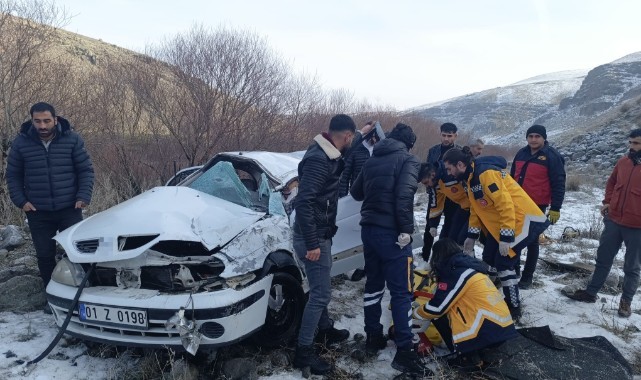 Ağrı’da kaza: 3 yaralı