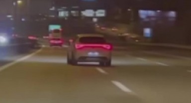 Art arda şerit değiştirerek trafiği tehlikeye atan sürücüye ceza yağdı
