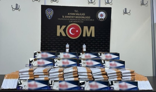 Aydın’da 10 kilo kaçak tütün ele geçirildi