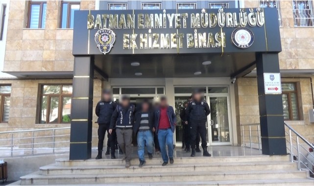 Batman’da uyuşturucu operasyonu: 5 kişi tutuklandı