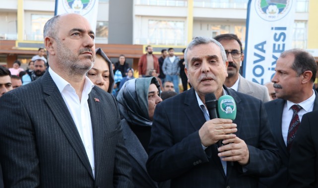 Bozova’da doğalgazın ilk meşalesi yakıldı