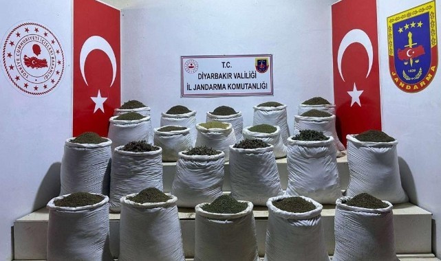 Diyarbakır’da esrar ve kenevir bitkisi ele geçirildi