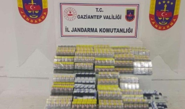 Gaziantep'te 180 bin lira değerinde kaçak sigara ele geçirildi