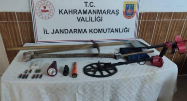 İzinsiz kazı yapan 2 kişi suçüstü yakalandı