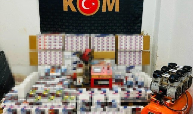Kaçak sigara operasyonu: Çok sayıda makaron ele geçirildi