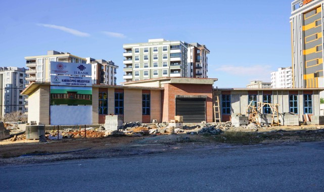 Karaköprü'de yeni okuma evleri yükseliyor