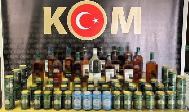Kilis’te kaçak ve sahte alkol ele geçirildi: 1 gözaltı