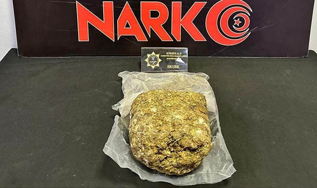 Kırıkkale'de skunk ele geçirildi: gözaltılar var