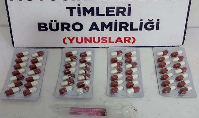 Kütahya’da bir kişinin üzerinde galara isimli kapsül yakalandı