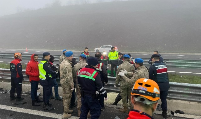 Kuzey Marmara Otoyolu'nda can pazarı! 11 ölü, 57 yaralı