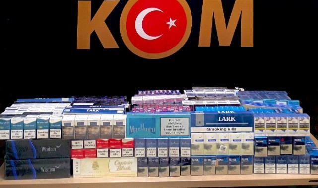 Polisten kaçak sigara operasyonu