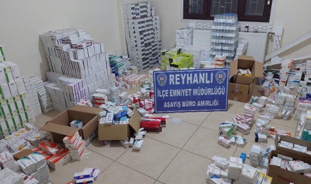 Sahte ilaç serum ve merhem ele geçirildi