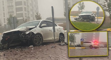 Şanlıurfa'da kayganlaşan yol kazaya davetiye çıkardı