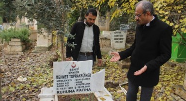 Şanlıurfa’da şehit mezarına büyük saygısızlık