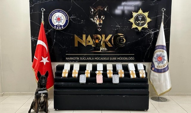 Van’da 16 kilo 500 gram metamfetamin ele geçirildi