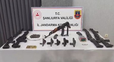 Viranşehir'de çok sayıda mühimmat yakalandı: 5 gözaltı