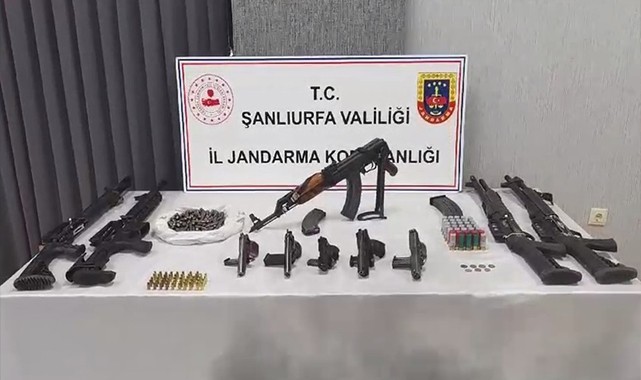 Viranşehir'de çok sayıda mühimmat yakalandı: 5 gözaltı