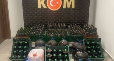 Yılbaşı öncesi litrelerce sahte içki ele geçirildi