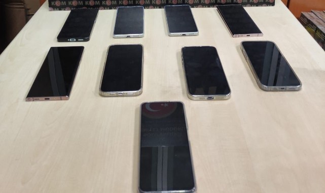 360 bin lira değerinde kaçak telefon ele geçirildi