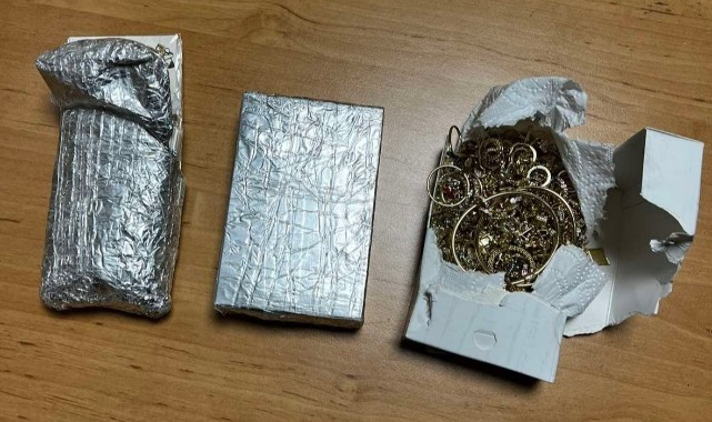 50 bin euroluk kaçak altınlar sınırda yakalandı