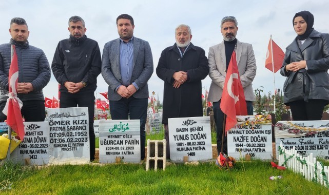 Adıyaman'da depremde ölen 17 gazeteci unutulmadı!
