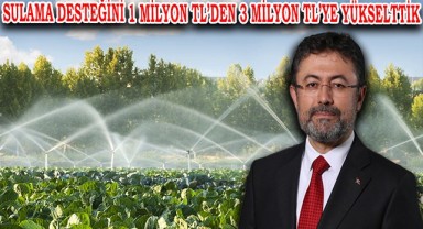 Bakan Yumaklı’dan müjde! Tarımsal üretime yüzde 50 destek