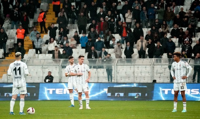 Beşiktaş 3 maçtır evinde kazanamıyor