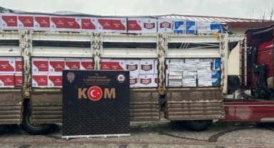 Elazığ’da bandrolsüz makaron ve tütün ele geçirildi