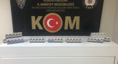 Elazığ’da gümrük kaçağı sigara ele geçirildi