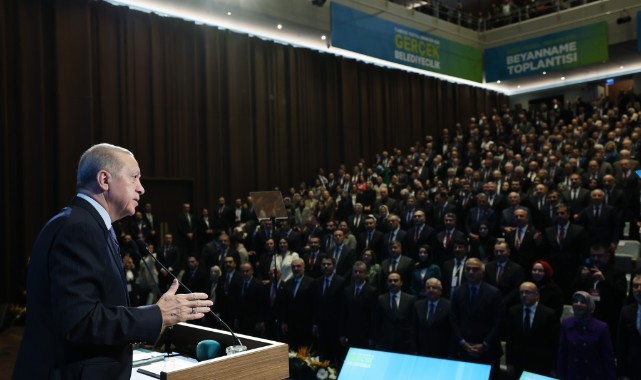 Erdoğan, AK Parti'nin Seçim Beyannamesini açıkladı