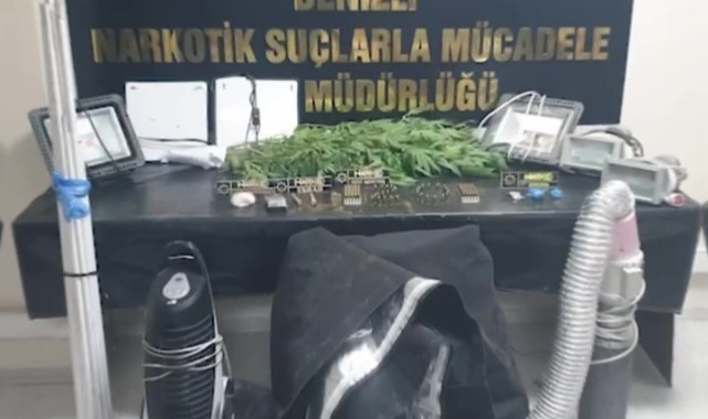 Evlerinin bir odasını uyuşturucu serasına çevirmişler: 2 tutuklama