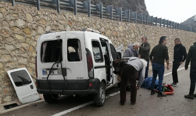 Gümüşhane’de trafik kazası: çok sayıda yaralı