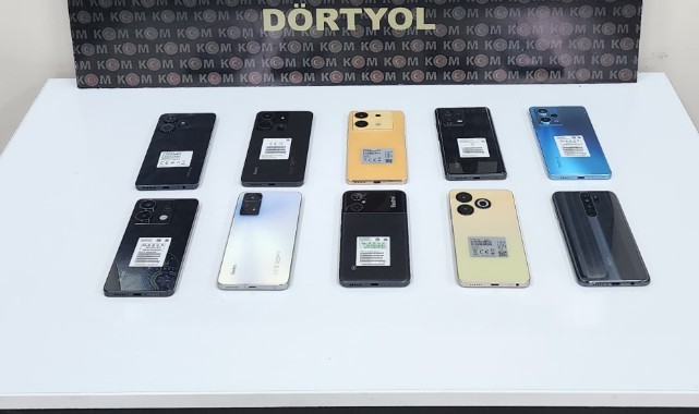 Hatay’da 10 adet kaçak cep telefonu ele geçirildi