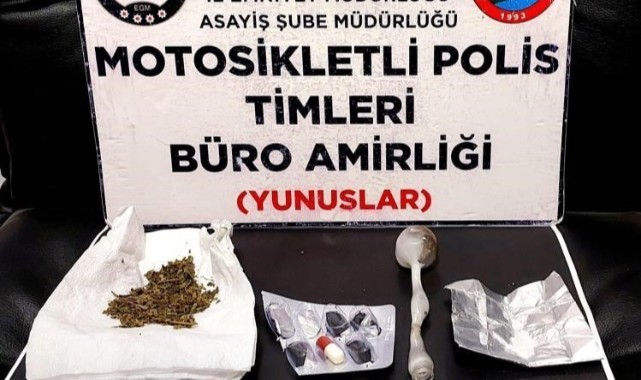Kütahya’da 4 kişinin üzerinde uyuşturucu ele geçirildi