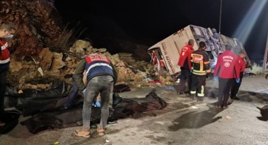 Mardin'in yolcu otobüsü devrildi: 9 ölü, 28 yaralı