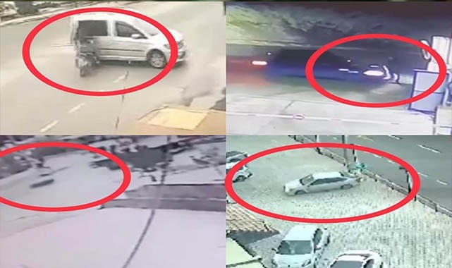 Mersin'de kaza anları kamerada: 1 ölü, 2 yaralı
