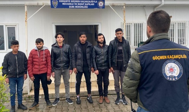Osmaniye’de düzensiz göçmenler yakalandı