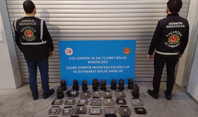 Oto yedek parça kaçakçılığı operasyonu