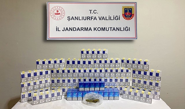 Şanlıurfa'da bin 240 paket kaçak sigara ele geçirildi