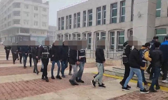 Şanlıurfa merkezli 10 ilde operasyon: 29 tutuklanma