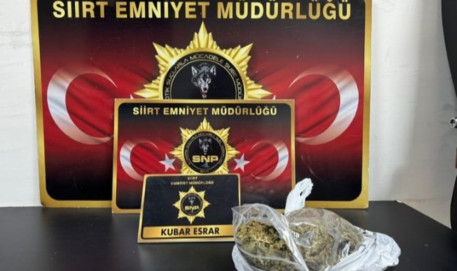 Siirt'te uyuşturucu operasyonlarında 1 kişi tutuklandı
