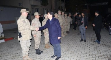 Sınır hattındaki güvenlik güçleri unutulmadı