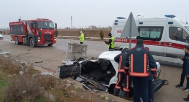 Takla atan otomobilde bir kişi yaralandı