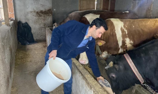 Üniversite mezunu genç besici oldu