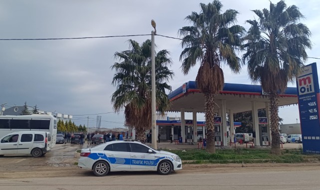 Akaryakıt istasyonunda silahlı kavga